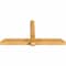 Ekena Millwork Eugene Rough Sawn Timber Gable Bracket, Western Red Cedar, 84"W x 42"H x 6"D x 6"F, 12/12 Pitch GBW084X42X0606EUG00RWR - alternate 3